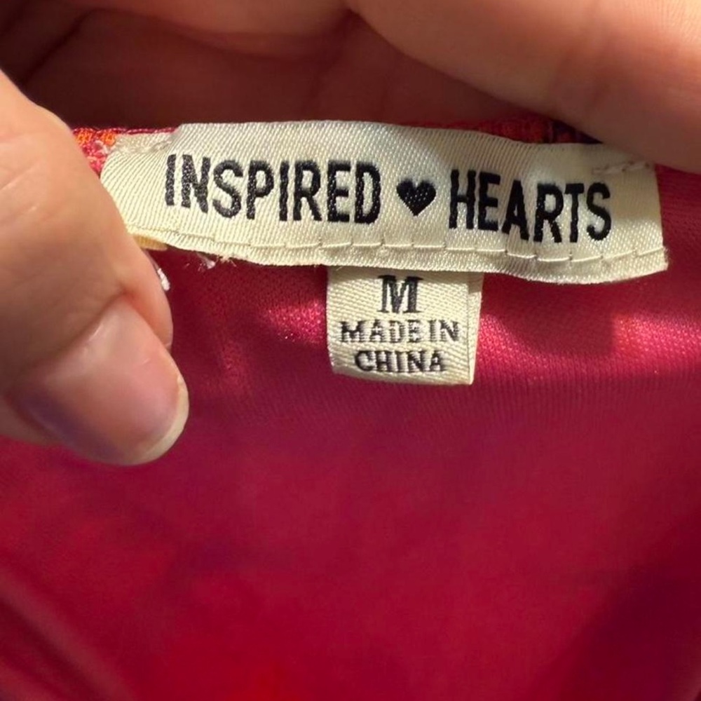 Inspired Hearts- Vibrant Multicolor Dress size Medium - Picture 6 of 6